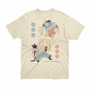Polera Gatos samurai