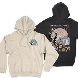 Poleron hoodie gatos jugando