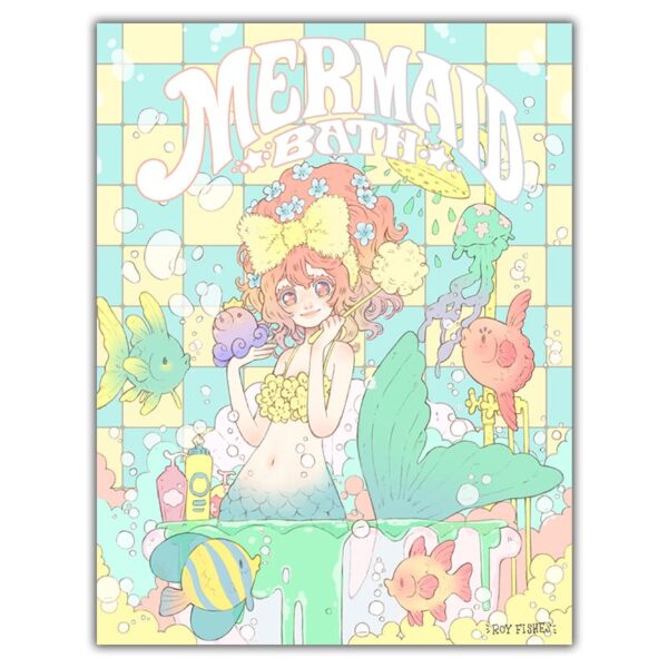 Mermaid-BathPrint-postal Mermaid-BathPrint-postal