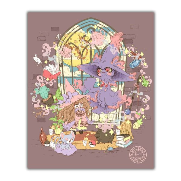 Mismagius-Witch-Print-postal