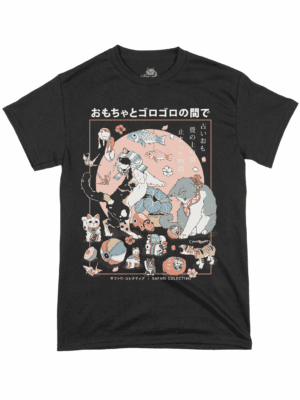 Polera gatos jugando