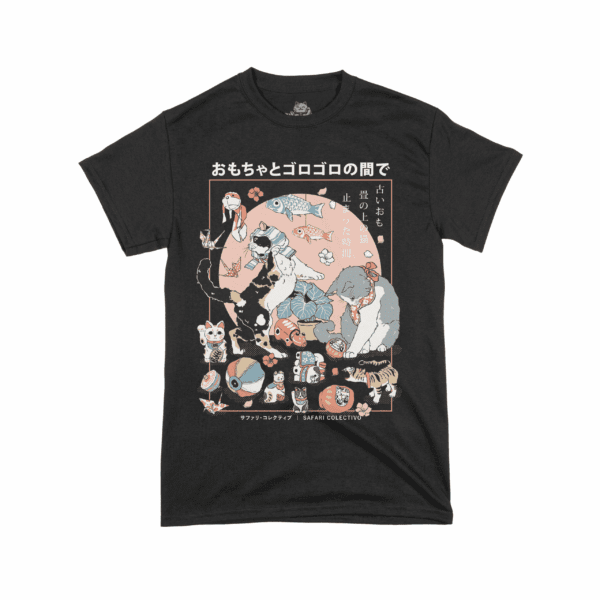 Polera gatos jugando