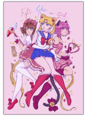 PRINT - Fight like a girl - Misao