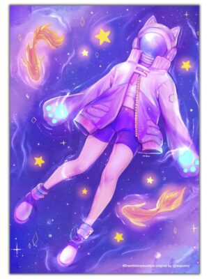 PRINT - Space Catstronaut - Misao