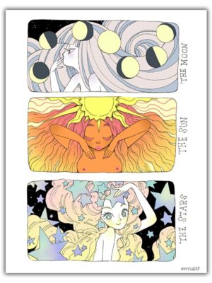 THE MOON THE SUN THE STARS