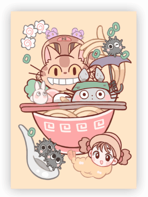 PRINT TOTORO GHIBLI