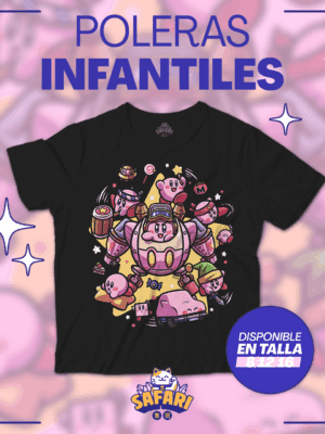 Polera Infantil Kirby